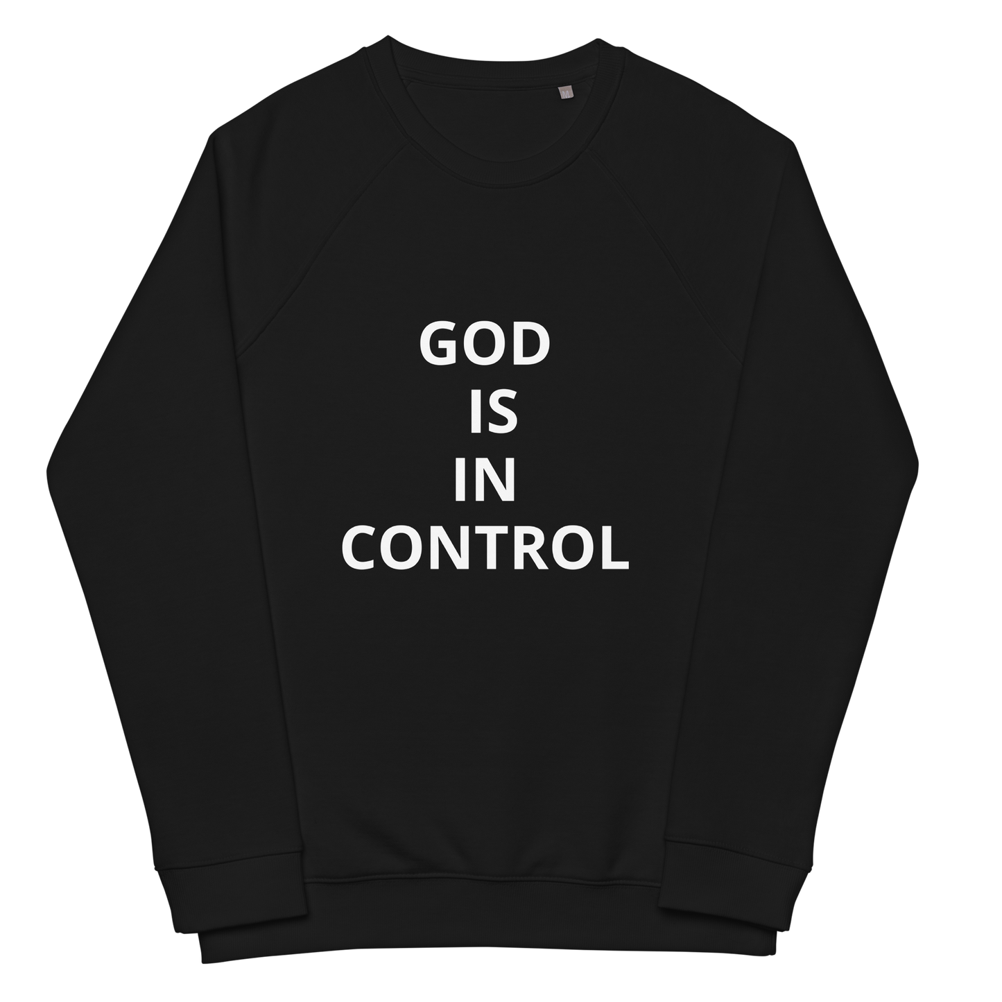 God is in control- Organic Sweatshirt