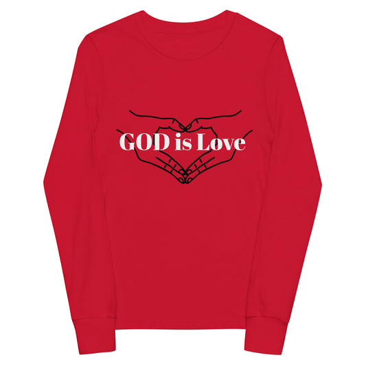 GOD IS LOVE- Youth long sleeve tee